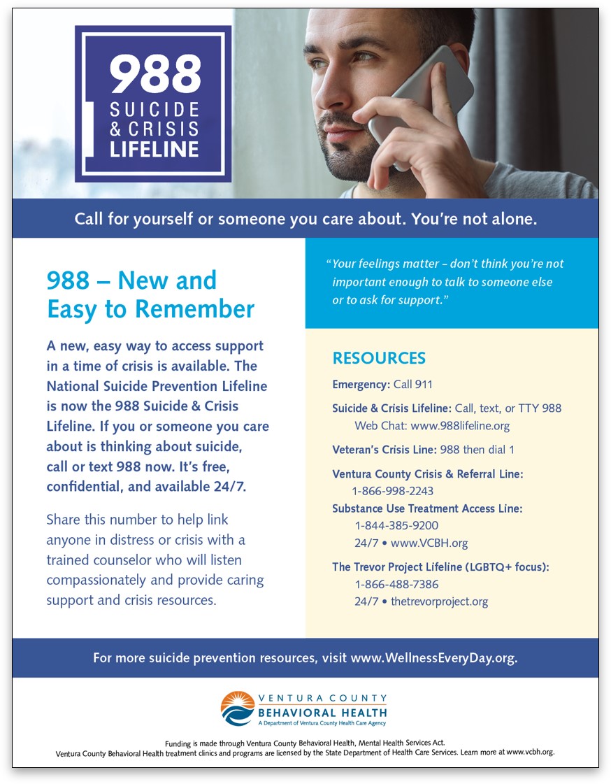 988 Suicide & Crisis Lifeline
